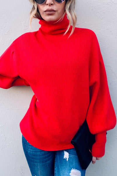 XOXO Bubble Sleeve Sweater