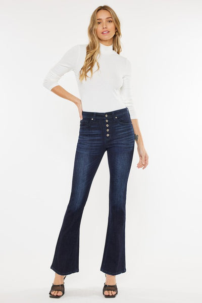 Loretta Petite High Rise Bootcut Jeans | KanCan