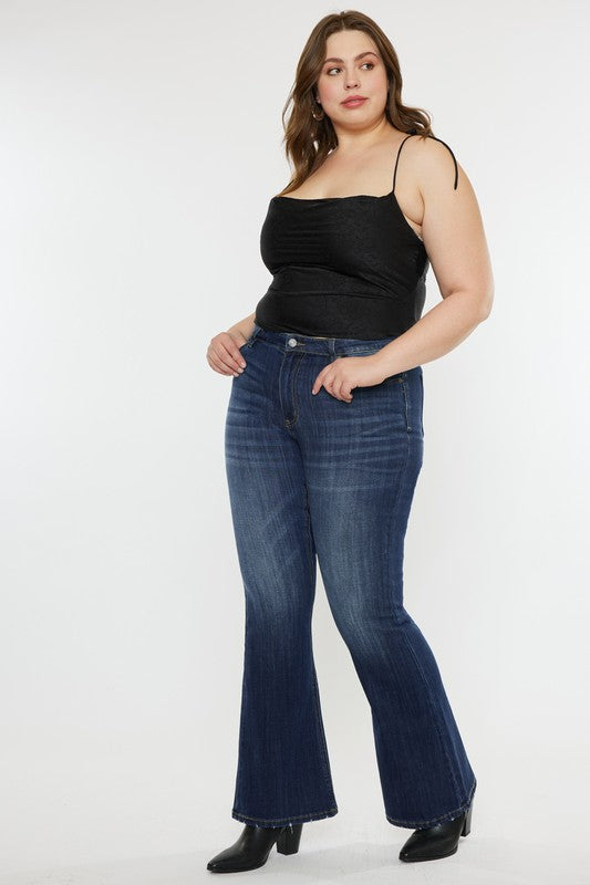 Patsy Curvy Mid Rise Flare Jeans | KanCan – EJ Strong & Co.