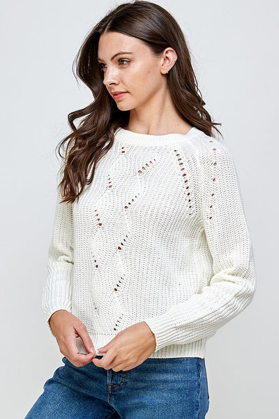 White Zin Sweater