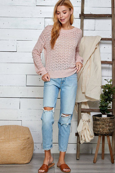 Rosé Sweater